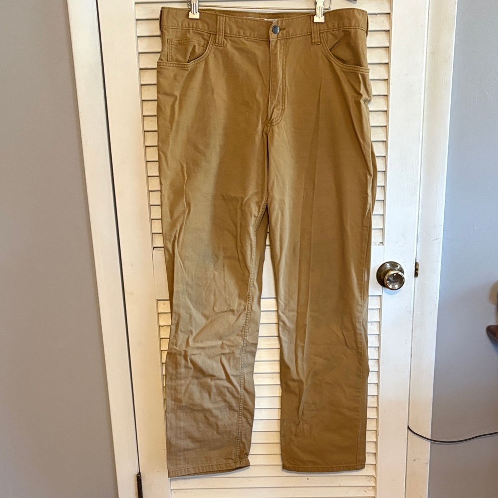 Men's Khaki Carhartt relaxed fit Pants